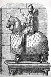 The equestrian statue of Philip IV of France