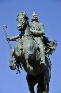 Equestrian statue of Philip IV by Pietro Tacca