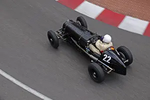 ERA R1B from 1935, parade of vintage pre-war racing cars