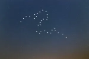Eridanus star constellation, Night sky