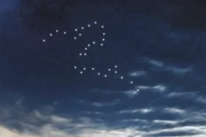 Eridanus star constellation, Night sky