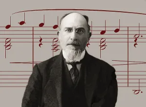 Erik Satie, 1866 - 1925, a French composer and pianist