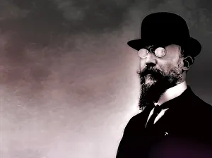 Erik Satie, 1866 - 1925, a French composer and pianist