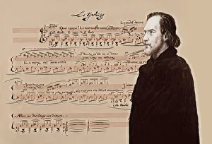 Erik Satie, 1866 - 1925, a French composer and pianist