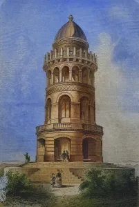 Ernst-Moritz-Arndt-Turm on the Rugard on the island of Ruegen