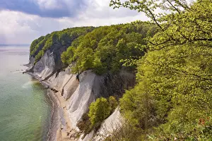 Ernst-Moritz-Arndt view on the chalk coast on Rugen
