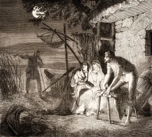 The escape of Adelaide of Italy or Adelaide of Burgundy