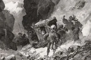 Escape of Emperor Charles V from Innsburck to Villach