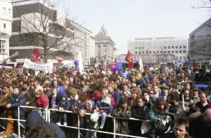 Essen. Easter march Ruhr 1988. 2. 4. 88