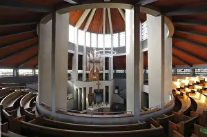 Essen, Protestant Church of the Resurrection (round church) 1930