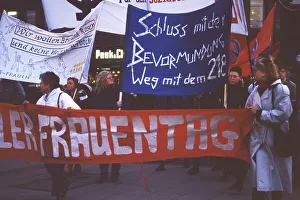 Essen. Women on Women's Day 8. 3. 1988
