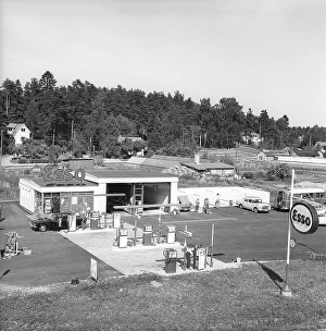 Esso petrol station Esso is a trading name for ExxonMobil