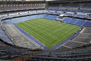 Estadio Santiago Bernabeu soccer stadium of the Spanish football club Real Madrid