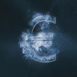 Euro sign, Euro Symbol. Monetary currency symbol