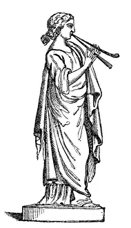Euterpe, the muse of music in Greek mythology