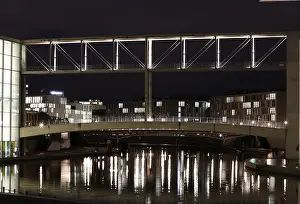 Evening atmosphere in the government district