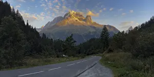Evening atmosphere at Mont Blanc