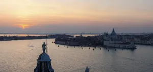 Evening atmosphere at sunset