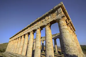 Evening light, Doric temple, Segesta