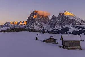 Evening light on the Seiser Alm