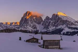 Evening light on the Seiser Alm