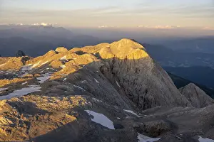 Evening mood, Dramatic mountain landscape