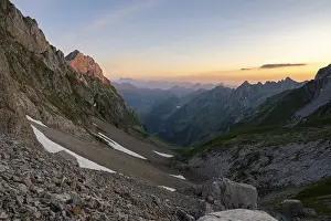 Evening from the Rotstein Pass in Alpstein