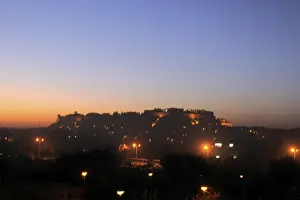 Category Historic EN Prints: Evening after sunset view of Jaisalmer