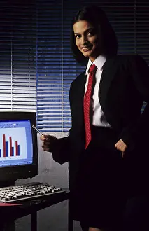Executive on the Computer