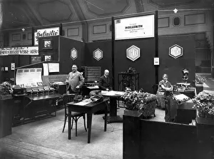 Exhibition stand of the company Hollerith