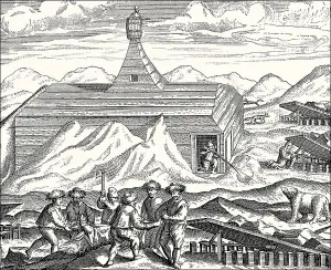 Expedition to the Arctic region by Willem Barentsz