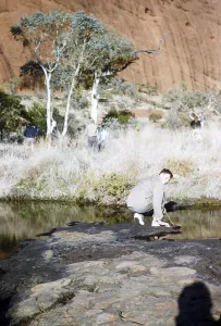 Expedition of the Melbourne Grammar School, Northern Territory, Australia, 1956 Boys at the Olgas, Kata Tjuta, Oceania