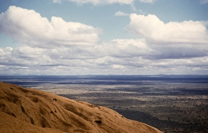Expedition of the Melbourne Grammar School, Northern Territory, Australia, 1956 Rock of Ayers Rock, view of Uluru, Oceania