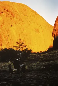 Expedition of the Melbourne Grammar School, Northern Territory, Australia, 1956 Boys at the Olgas, Kata Tjuta, Oceania