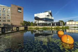 Experimenta Science Centre and Lake Hagenbuch in Heilbronn