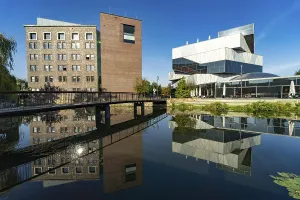 Experimenta Science Centre and Lake Hagenbuch in Heilbronn