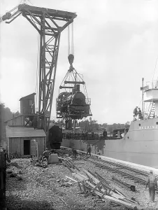 Export of locomotives in the 1920s