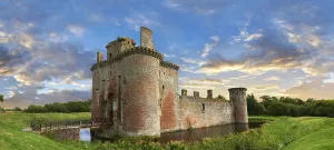 Exterior of Caerlaverock Castle