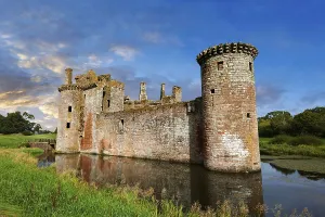 Exterior of Caerlaverock Castle