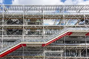 Exterior facade, Centre Pompidou