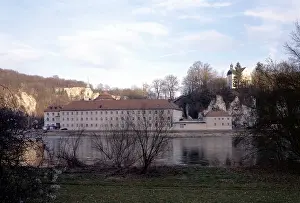 Exterior view with Frauenberg Chapel, St