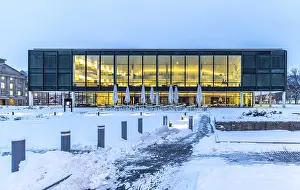 Exterior view of the state parliament building