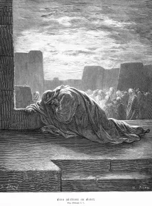 Ezra in prayer, Ezra, chapter 9
