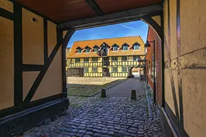 Faborg, Faaborg, picturesque old town with colourful houses