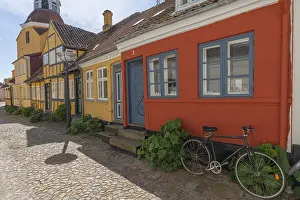Faborg, Faaborg, picturesque old town with colourful houses
