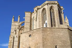 Facade of the Cathedral of Santa Maria of Palma (known as La Seu)