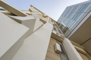 Facade, Modern Architecture, Budapest, Hungary