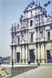 Facade of Saint Paul's cathedral church
