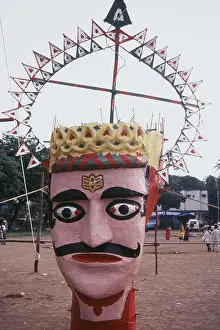 Face of Ravana at Ramleela Utsav in Dadar
