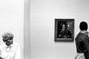 Three faces inside Van Gogh Museum Amsterdam Netherlands Holland 1986